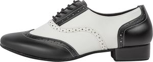 Chaussures de danse latine Baifa Danzo pour hommes, salsa, tango, semelle en cuir PU, tige synthétique de 1 pouce, colorées - Product Image 2