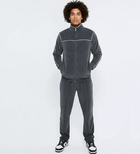 Conjunto de Sudadera con Capucha y Pantalones Deportivos de Invierno Personalizados, Ecológicos, de Poliéster/Algodón, Casuales, para Hombre - Product Image 6