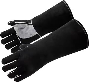 Gants de soudage OEM ODM, gants de sécurité industriels de qualité supérieure, coutures renforcées, fabrication en usine - Product Image 4