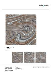 Azulejos de porcelana de diseño de lujo con alto brillo, tamaño 600x600, formato grande para pisos y paredes, para proyectos de interiores modernos. - Product Image 2