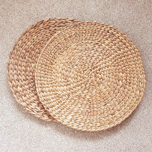 <b>Circle</b> water hyacinth place mat highest quality natural plates and dishes pad kitchen table <b>placemats</b> - Product Image 2