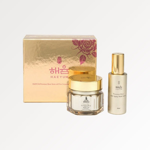 Ensemble de soins de la peau coréens Haeyum Provence Rose, ensemble de 2 pièces, composants du produit - Crème Stemcell Tox - Anti-âge - Product Image 6