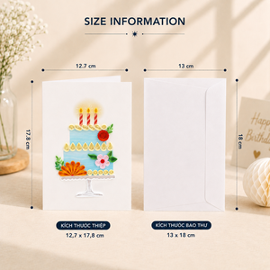 Carte de vœux artisanale personnalisée en papier, style quilling, pour anniversaire, colorée, de luxe, vente en gros, papeterie, fabrication de cartes cadeaux OEM - Product Image 4