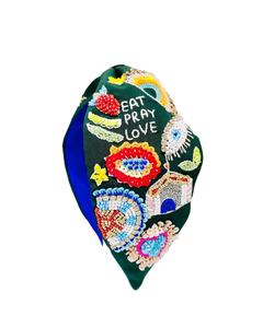 Bandeau avec perles colorées pour femmes et filles, accessoires de cheveux tendance, élégant et confortable, en provenance d'Inde - Product Image 1