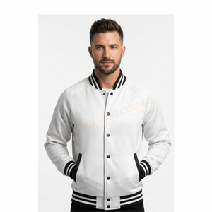 Veste universitaire en satin avec logo personnalisé, coupe ajustée, veste bomber, veste pour garçons, sublimation, polyester, broderie personnalisée, vestes pour hommes - Product Image 4