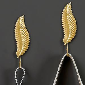 Crochet mural en laiton de qualité supérieure pour la décoration intérieure, rangement de serviettes, manteaux, sacs, clés, organisateur pour salle de bain, chambre, cuisine, entrée - Product Image 2