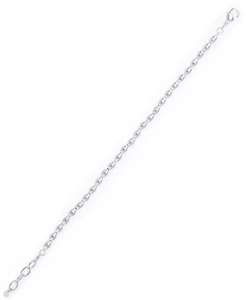 Bracciale con perline ovali placcate in argento |   Macy's - Product Image 2
