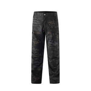 <b>Men's</b> Tactical Cargo <b>Pants</b> High Waist Multiple Pockets Breathable Workwear Style Summer Wear 100% Polyester - Product Image 3