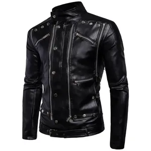 High Performance <b>Men</b> <b>Leather</b> <b>Jacket</b> 2026 Genuine <b>Leather</b> <b>Jacket</b> for Motorcycle Riding Manufacturer Supplier - Product Image 4