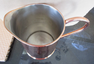 Ayurvedic <b>Copper</b> Jug Natural Water Storage Container Designed For Healthy Hydration And Wellness Support with <b>Handle</b> pitcher - Product Image 6
