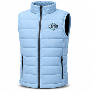 Gilet matelassé moderne sans manches pour homme, coupe athlétique confortable, idéal pour la randonnée et le trekking – Vente en gros - Product Image 1