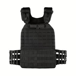 Gilet de fitness lesté réglable pour l'entraînement de force et d'endurance en CrossFit avec grille MOLLE découpée au laser et ajustement à libération rapide - Product Image 3