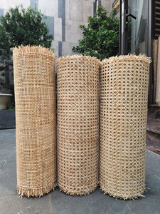 Decorative Rattan <b>Webbing</b> Designed to Combine Organic Material Texture With Functional Panel Use - Product Image 2