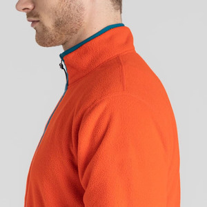 Veste polaire demi-zip pour homme, idéale pour l'extérieur, pull thermique léger en polaire pour l'hiver, sweat-shirt de randonnée pour homme - Product Image 3