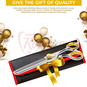 Comfortable Hair Thinning <b>Scissors</b> Soft Grip Handle Hair Thinning <b>Scissors</b> Professional Salon Styling Tool - Product Image 6