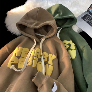 Service OEM ODM – Sweat à capuche unisexe personnalisé style streetwear, imprimé, en tissu éponge 100 % coton tricoté à séchage rapide pour l'automne - Product Image 3
