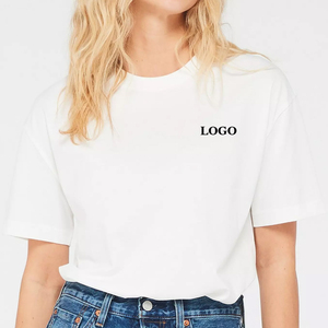 <b>Women's</b> <b>White</b> Crew Neck T-<b>Shirt</b> Regular Fit 100% Cotton Solid Color Casual Logo Print <b>Short</b> <b>Sleeve</b> Breathable Jersey Fabric 2026 - Product Image 3