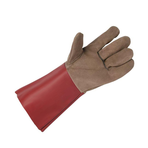 Guantes de Seguridad de Cuero de Alta Calidad a Precio Económico, Guantes de Trabajo de Protección Contra Impactos, Guantes de Cuero Resistentes con Logotipo Personalizado - Product Image 4