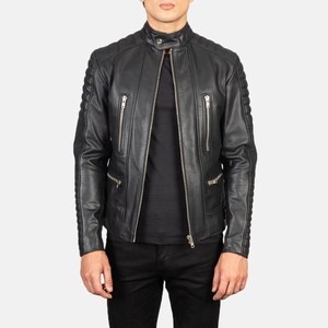 2026 <b>Leather</b> Jacket Men Black Fur Collar B3 Bomber Style <b>Top</b> Quality Material <b>High</b> Quality Quilted <b>Leather</b> Biker Jacket Genuine - Product Image 5