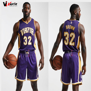 Certified Customizable High Quality Basketball Uniform Sets Plus Size Sublimation 100% Polyester Breathable Quick Dry Custom - Product Image 3