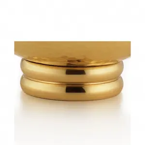 ชามศิลปะสุดหรูสำหรับตกแต่งภายในสไตล์ร่วมสมัย ชามตกแต่งสุดหรูทันสมัยสำหรับตกแต่งโต๊ะกลาง ชุบเคลือบซาฮิด ปลอดภัย - Product Image 2