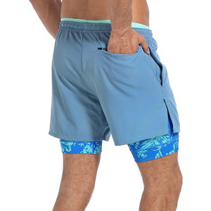 OEM Men’s Gym Shorts Solid Color <b>Mid</b> Waist Lightweight Quick Dry Breathable Training Sports Shorts Bulk - Product Image 3