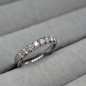 IGI/GIA Lab Grown Vintage 14k or blanc mariage/bague de fiançailles diamant rond unisexe parfait anniversaire et cadeau de fête - Product Image 2