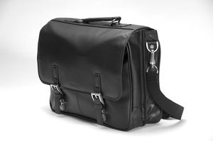 Genuine Leather Waterproof Laptop <b>Bag</b> 15-16 Inch Office Business Handbag Shoulder Crossbody <b>Work</b> <b>Bag</b> Secure Buckle Closure <b>Men</b> - Product Image 4
