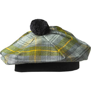 Sombrero Tradicional Escocés Tam o' Shanter Gordon con Tartán Desgastado y Pompón, Gorro de Lana con Diseño de Clan, Venta al Por Mayor Personalizada - Product Image 1