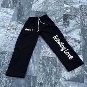 Conjunto de Sudadera con Capucha y Cordón Ajustable de Algodón 100% de Forro Polar, Estampado, de Talla Grande, Estilo Hip Hop, Novedad, Personalizable con Logotipo, para Invierno - Product Image 6