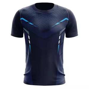 Mens Gradient Geometric T Shirt Short Sleeve Summer Casual Lightweight Breathable <b>Athletic</b> Style - Product Image 5
