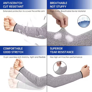 Manchons de compression sportifs personnalisés pour femmes adultes, en tissu tricoté très extensible, protection UV, séchage rapide, respirants, pour l'été - Product Image 6