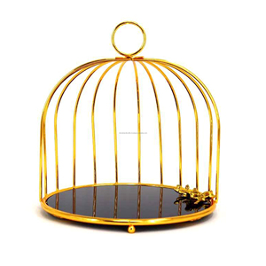 ขาตั้งเค้กโลหะแบบมีสายเรขาคณิตสีทองสําหรับเค้กคัพเค้กและขนมหวานขาตั้งคัพเค้กขาตั้งแสดงวันเกิด - Product Image 6