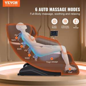 Modes Auto 3D Shiatsu Chauffage Chaise de Massage Corps Complet Zero Gravity Recliner Bluetooth Haut-Parleur Airbag Pied Rouleau Écran Tactile - Product Image 2