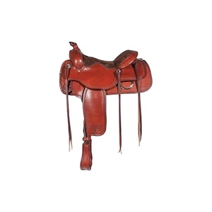 Selle de cheval Western classique pour construction en cuir robuste - Product Image 1