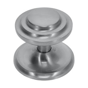 Perillas Redondas de Latón Sólido en Color Gris Elegante para Armarios y Gabinetes, Duraderas, Modernas y Clásicas para Dormitorios, Hoteles e Interiores del Hogar - Product Image 1