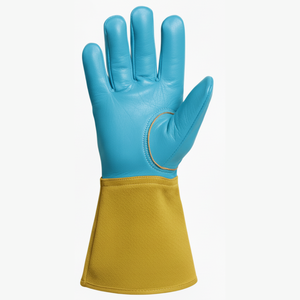 Multi-functional Long Cuff Leather Heat Resistant Bbq Gloves Mechanical Gloves Welding Gloves - Product Image 3