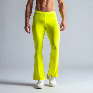 Legging évasé unisexe pour la course en extérieur et la gym, 100% polyester, taille élastique, pour hommes et femmes - Product Image 5