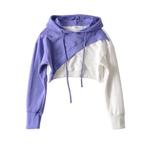 Custom Best selling women <b>crop</b> <b>top</b> hoodie professional quality 100% polyester cotton made <b>crop</b> <b>top</b> hoodies for women's 2026 - Product Image 3