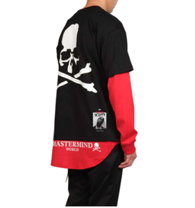 High Quality Double Layer 100% Cotton Anti-Wrinkle Regular Fit Long Sleeve T <b>Shirt</b> Streetwear Distressed Full Print <b>Y2K</b> - Product Image 2