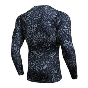 Combinaison de compression professionnelle de haute qualité pour hommes, design personnalisé, tissu polaire, séchage rapide, respirant, extensible, toutes saisons, pour la salle de sport - Product Image 4