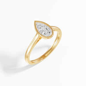 แหวนหมั้นโซลิแทร์ทรงหยดน้ำตาแบบไร้กาลเวลาพร้อมด้วยเพชรโมอิส925สีเงินสเตอร์ลิงสำหรับการสั่งซื้อจำนวนมาก - Product Image 5