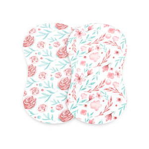 100% Organic Muslin Cotton Fitted Bassinet Sheet High Quality Unisex Floral Print Custom Vintage Baby <b>Bedding</b> for Crib Bassinet - Product Image 2