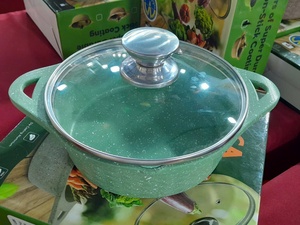 Olla de Aluminio Fundido a Presión HOCA, Duradera y Ecológica, con Revestimiento Antiadherente de Cerámica/PTFE, Apta para Horno, Lavavajillas y Placas de Inducción - OEM de Vietnam - Product Image 5