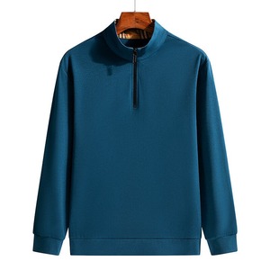 Sweat-shirt à col zippé 1/4 de qualité supérieure, haut en polaire, design personnalisé, pull unisexe, vêtements en gros sous marque privée - Product Image 2
