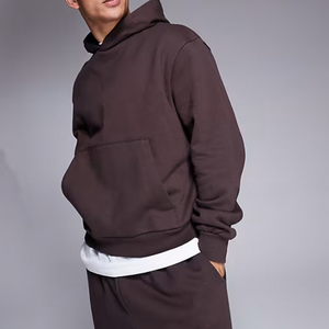 Survêtement unisexe noir coupe-vent respirant décontracté 2-en-1 à manches longues avec fermeture éclair, couleur unie, col à capuche, coupe ample, hiver - Product Image 3