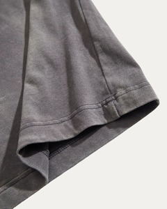 Camisetas de Algodón Jersey 100% OEM, de Peso Pesado, Lisas, Personalizadas, con Logotipo Frontal Lavado al Ácido, Estilo Vintage, para Hombre, Manga Corta, Desgastadas, Efecto Descolorido por el Sol - Product Image 3