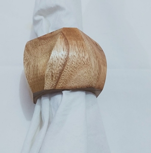 Handcrafted Carved Wooden Napkin Ring <b>Rustic</b> Farmhouse <b>Dining</b> <b>Table</b> Decor Accessory for Modern <b>Table</b> <b>Settings</b> - Product Image 6