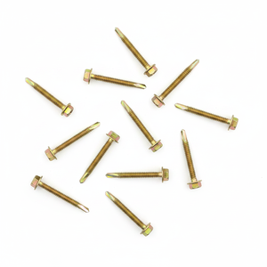 Suministro Directo de Fábrica: Tornillos Autoperforantes de Cabeza Hexagonal con Recubrimiento de Zinc Amarillo de Alta Calidad Clase 8.8 - Product Image 1