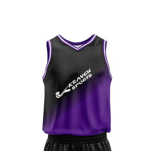 Ensemble maillot et short de basketball personnalisés, écologiques, respirants, sans manches, haute qualité, design personnalisé - Product Image 4
